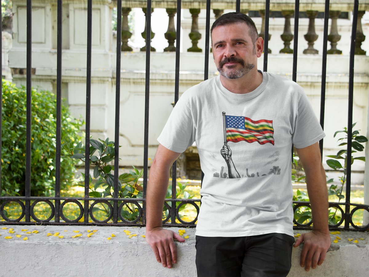 Multi‑Cultural Flag - Heavyweight Tee