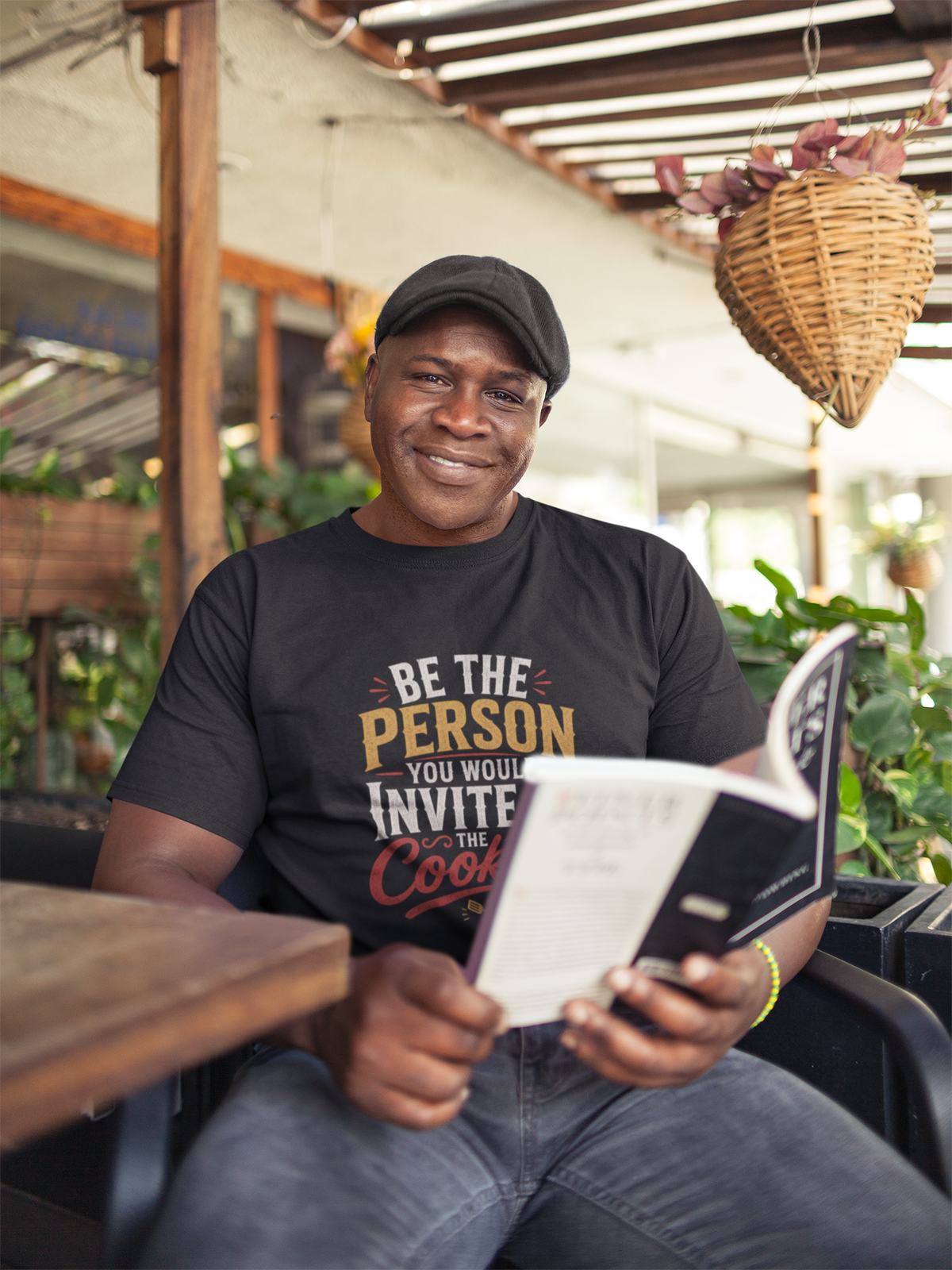 Be the Person You Would Invite to the Cookout  - Heavyweight Dark Tee
