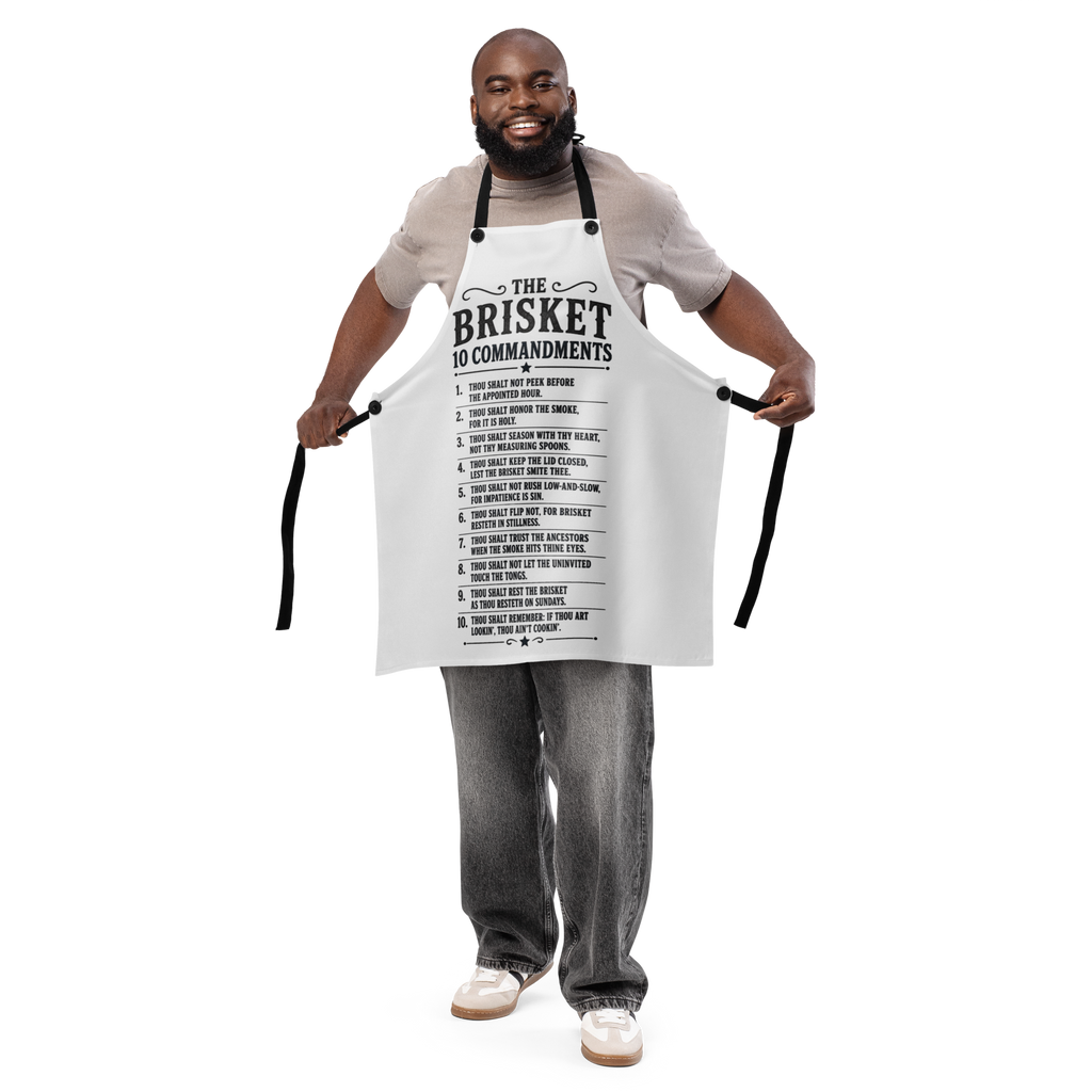 Brisket Ten Commandments - Apron