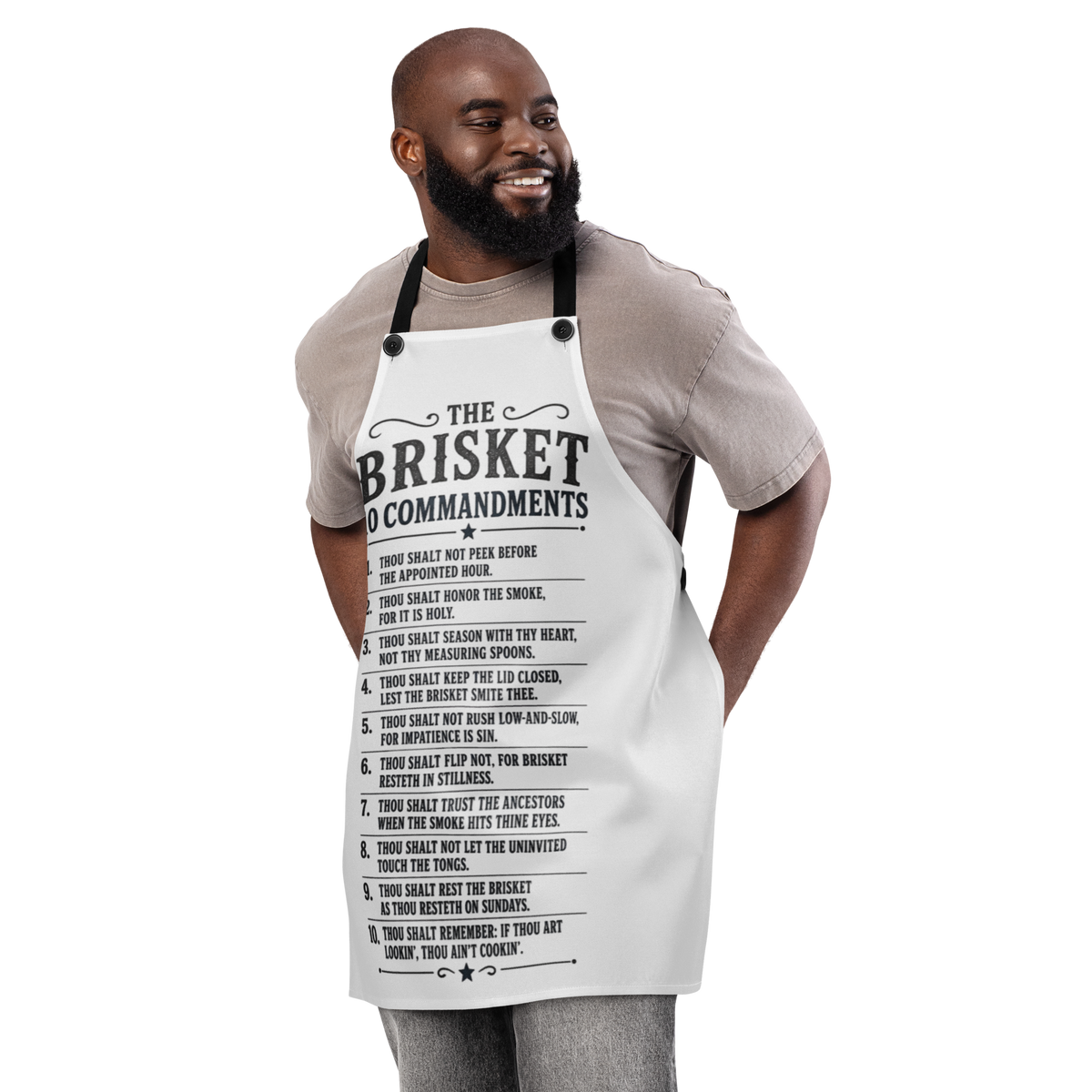 Brisket Ten Commandments - Apron
