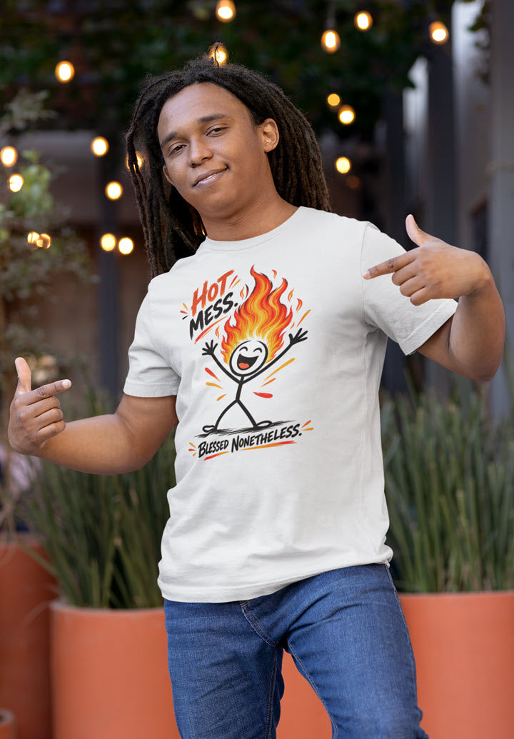 Hair on Fire cousin - Hot Mess, Blessed Nonetheless